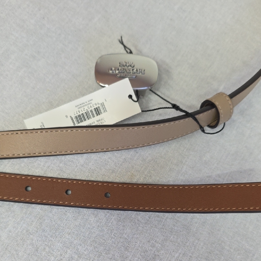 Coach Eliza Leather Belt NWT - Picture 9 of 9